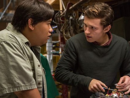 Spider-Man, Spider-Man, does whatever a spider can — and when you're the new version of the teen web slinger played by Tom Holland, you also dea...