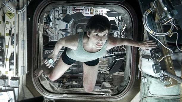 There's not much gravity in Gravity, and Sandra Bullock spent whole days inside a high-tech rig to create the illusion of weightlessness. Might've bee...