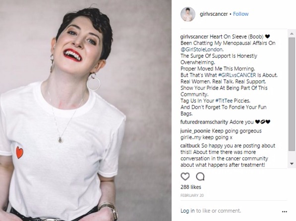 Lauren Mahon started her T-shirt business, GIRLvsCANCER, in 2016 when she was diagnosed with breast cancer. She soon grew a strong following on Instag...