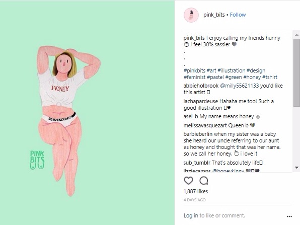 Pink Bits is a body positive illustrator that aims to empower women with confidence. Her illustrations include women of all races, shapes, sizes and a...