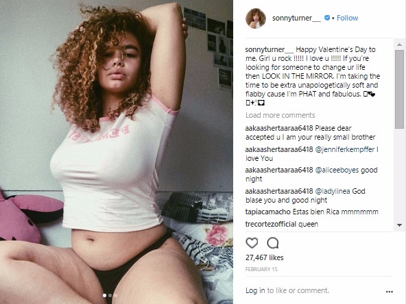 Model and feminist, Sonny Turner, is an ardent body positivity activist. She uses the hashtag #everyBODYisbeautiful in posts to challenge traditional ...