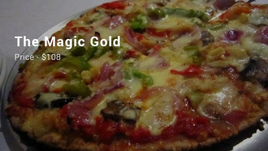 This is a special pizza of this restaurant of Toronto also called Magic Oven. The restaurant has the specialty of pizzas with their different ingredie...