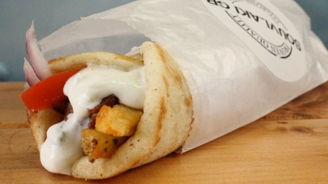 Serving a taste of traditional Mykonos on the streets of New York, Souvlaki GR prides itself on offering a true Greek souvlaki, a mouth-watering sandw...