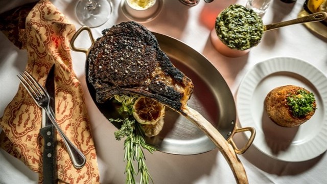 In the heart of Greenwich Village sits Strip House, an American steakhouse with a playful attitude. The red and gold interior is adorned with classic ...