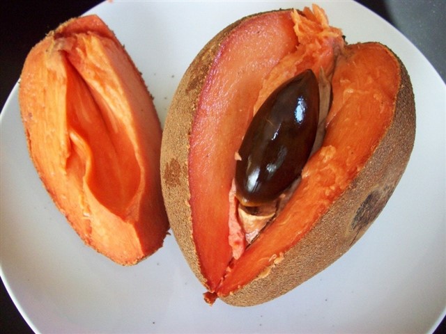 Also known as zapote, mamey sapote is a creamy, soft berry with a flavour that has been described as a mixture of sweet potato, honey, peach, apricot,...