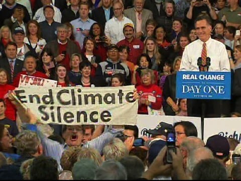 Mitt Romney has a difficult relationship with the thorny issue of climate change, with attacks on his flippant remarks about rising sea levels. But th...