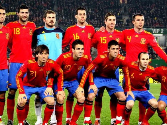 The Spain national football team (Spanish: Selección Española de Fútbol)[a] represents Spain in international men's association f...