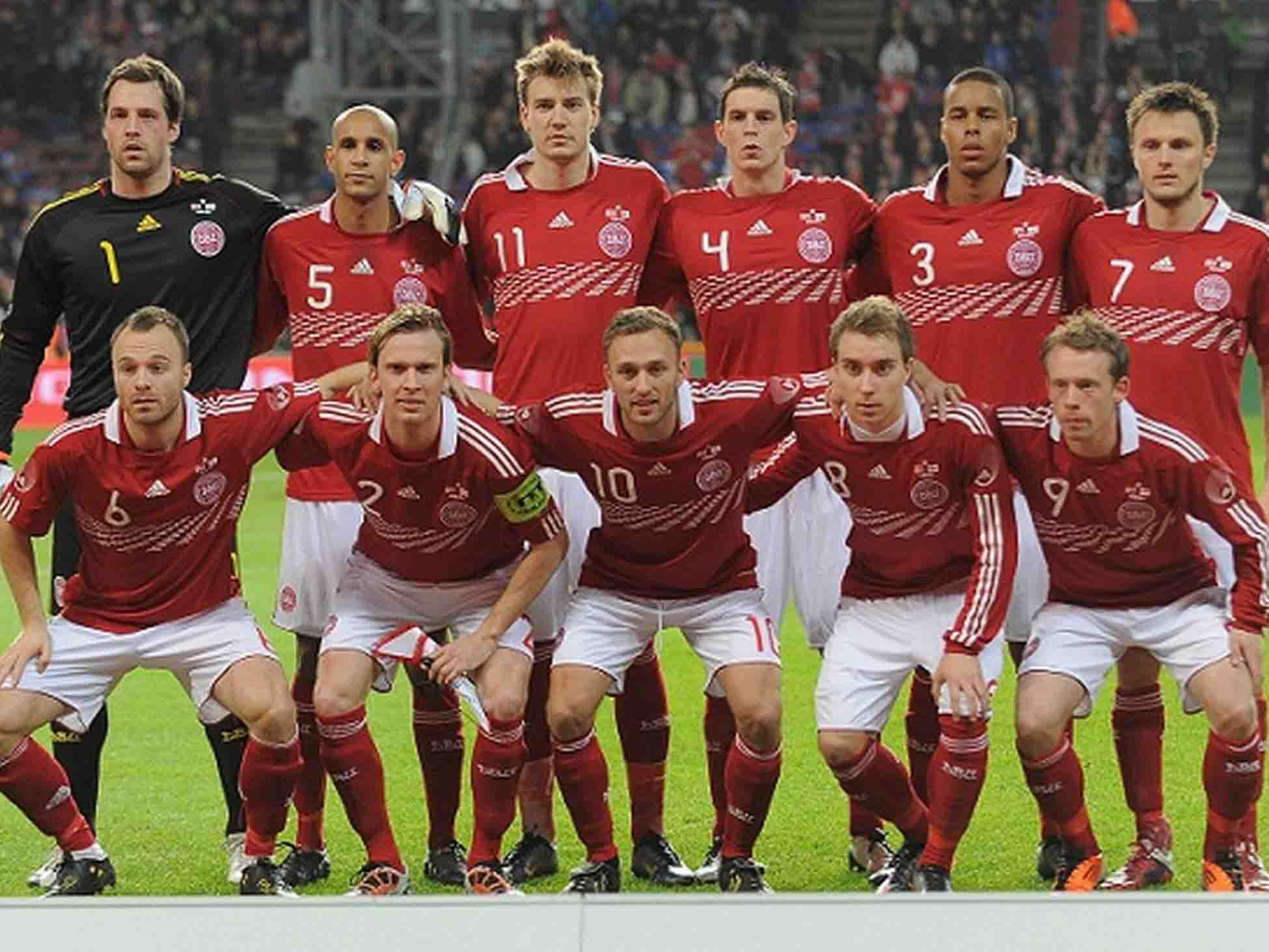 The Denmark national football team (Danish: Danmarks fodboldlandshold) represents Denmark in association football and is controlled by the Danish Foot...