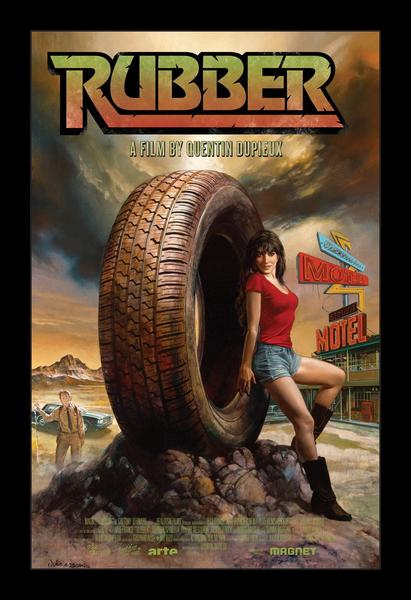 Nope, this is not a silly comedy like Flubber. Rubber actually follows a bloodthirsty tire that has a crush on a real human woman–no, we didn&rs...